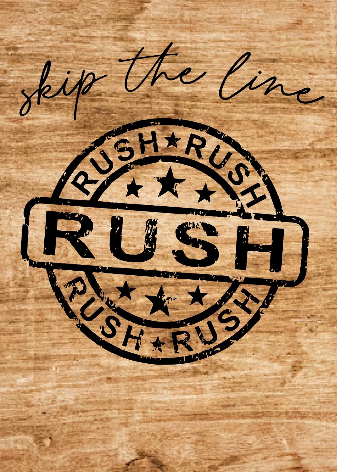 Rush Order - Skip the Line Service | Fast Processing & Shipping - Etsy