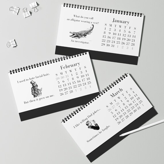 2023 Dad-joke Desk Calendar - Etsy