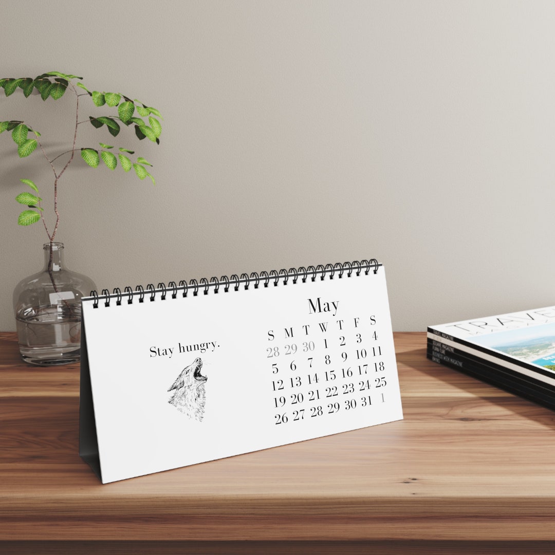 2024 Motivational Desk Calendar Etsy