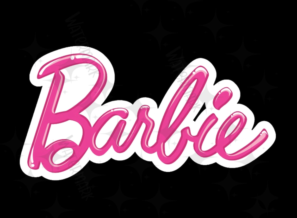 Barbie Schriftzug PNG svg dtf Sublimation Shirt Design - Etsy.de