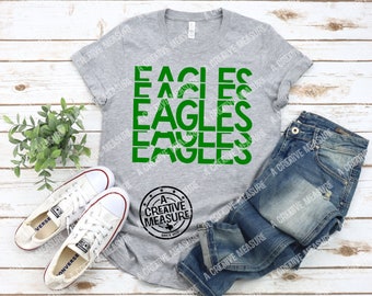 ACreativeMeasureTX Eagles Shirt / Eagles School Pride Shirt / Eagles Repeating Shirt / Eagles Mirrored Shirt / Eagles Mascot Shirt / Eagles School Shirt