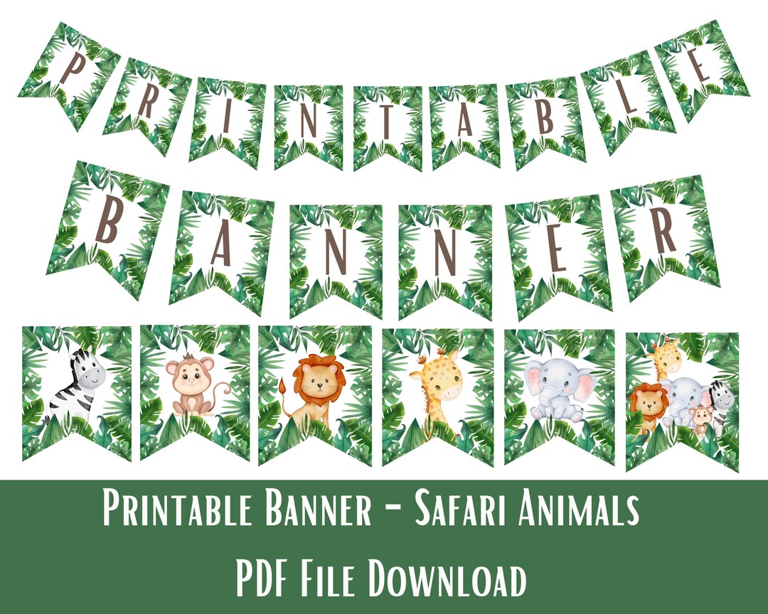 PRINTABLE BANNER SIGN - Printable Banner Letters and Numbers - All ...