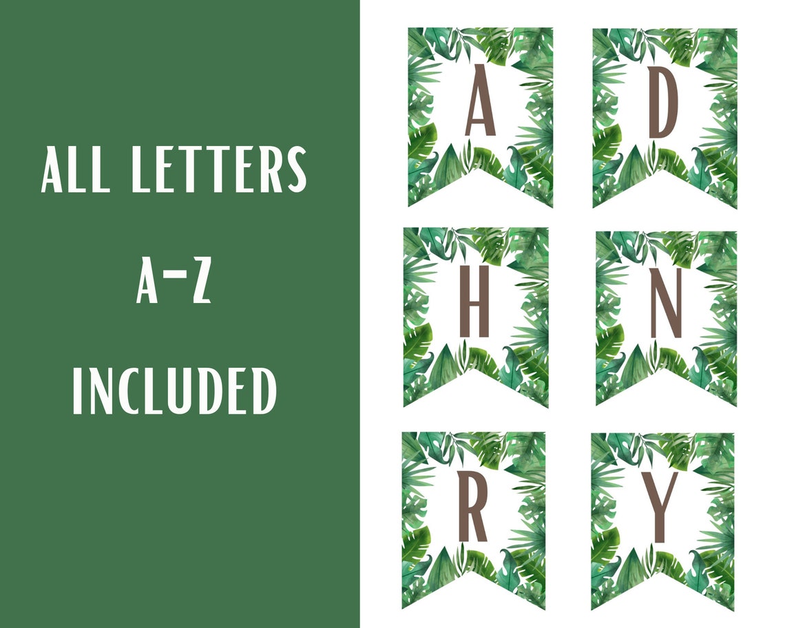 PRINTABLE BANNER SIGN - Printable Banner Letters and Numbers - All ...