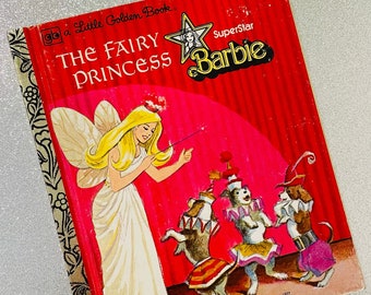 Vintage Barbie Book: The Fairy Princess 1977 Little Golden Book