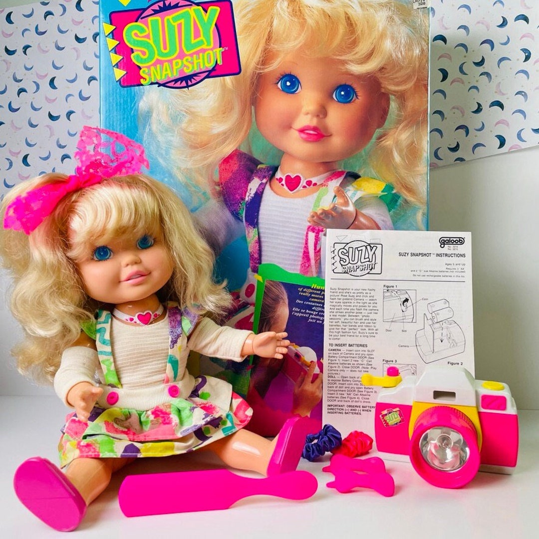 RARE! Suzy Snapshot Doll 1991 COMPLETE // Vintage Galoob 90s Suzy