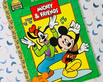 Like New! Vintage Disney Coloring Book: Mickey & Friends 1996 Golden Book
