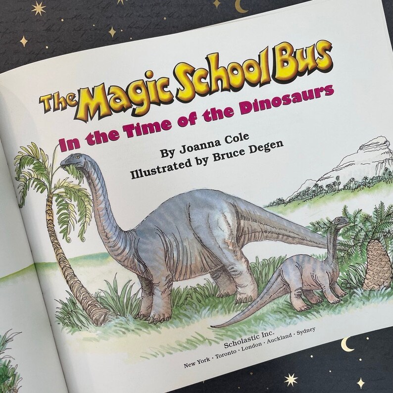 The Magic School Bus // Book Set // Ralphie Sticker // in the Time of