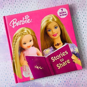 Barbie Stories to Share 2004 // 7 Books in One! // Barbie Golden Books Collection // Summer Horse Camp // New Baby // Vintage Barbie Books