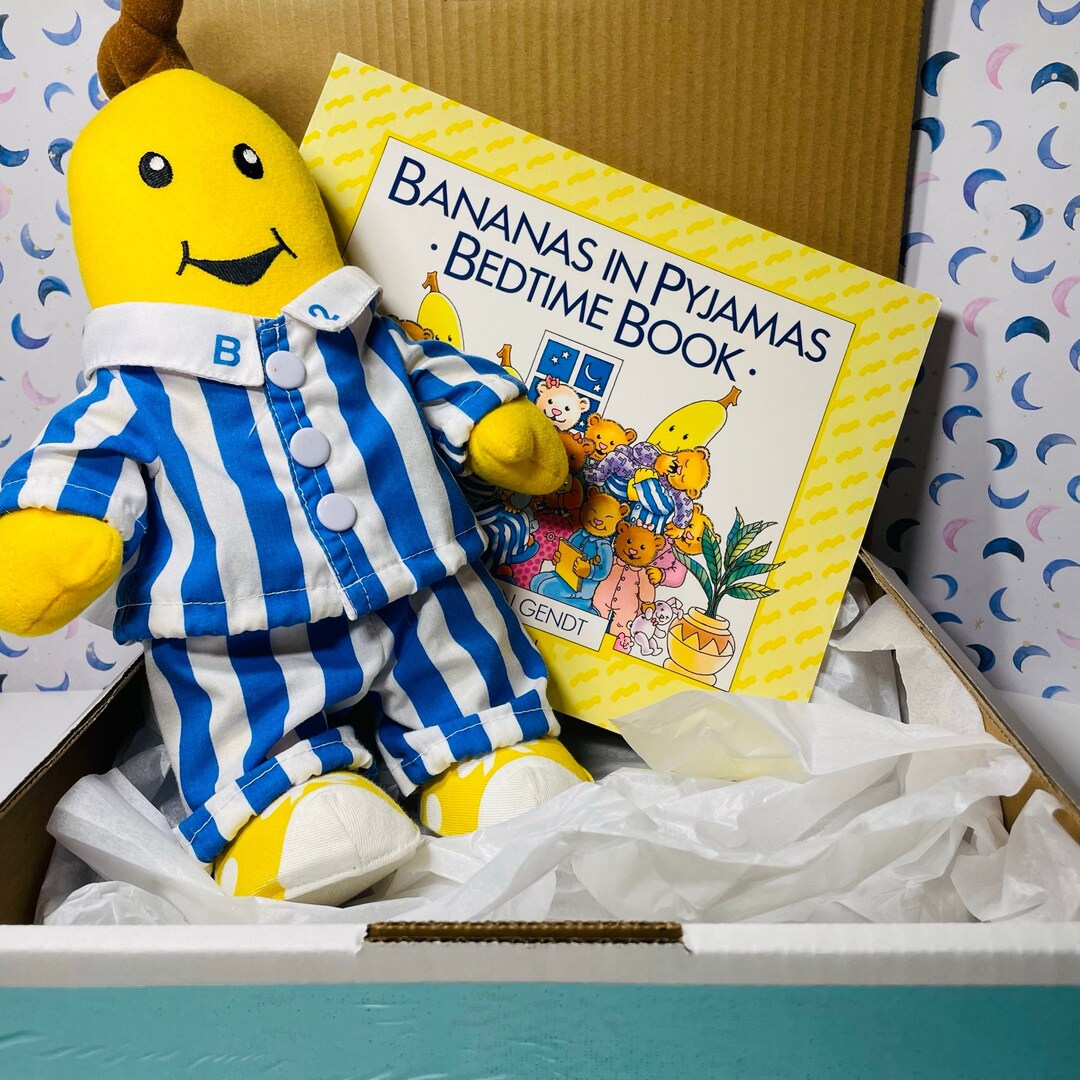 Bananas in Pyjamas 1990s Gift Box // Vintage B2 Plush & Etsy