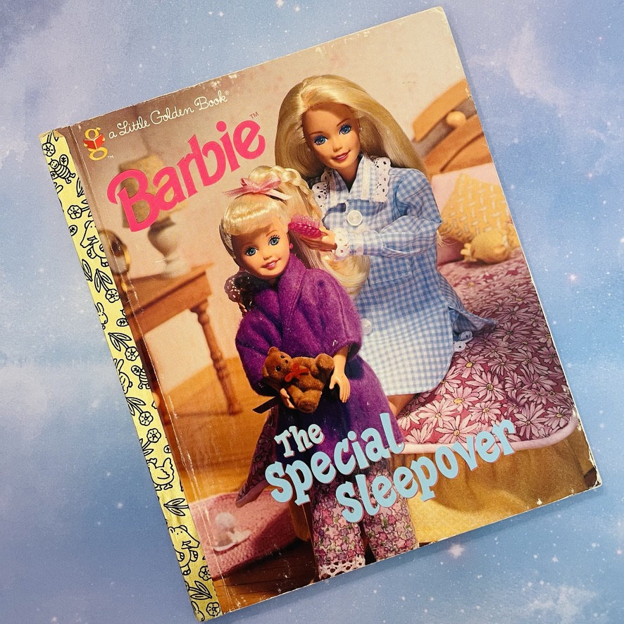 Barbie // the Special Sleepover // Little Golden Book // Barbie Book // Stacie // Vintage Barbie