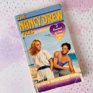 The Nancy Drew Files #48 A Date with Deception // A Summer of Love Triology #1 // Nancy Drew Case 48 // Vintage Nancy Drew Book 1990