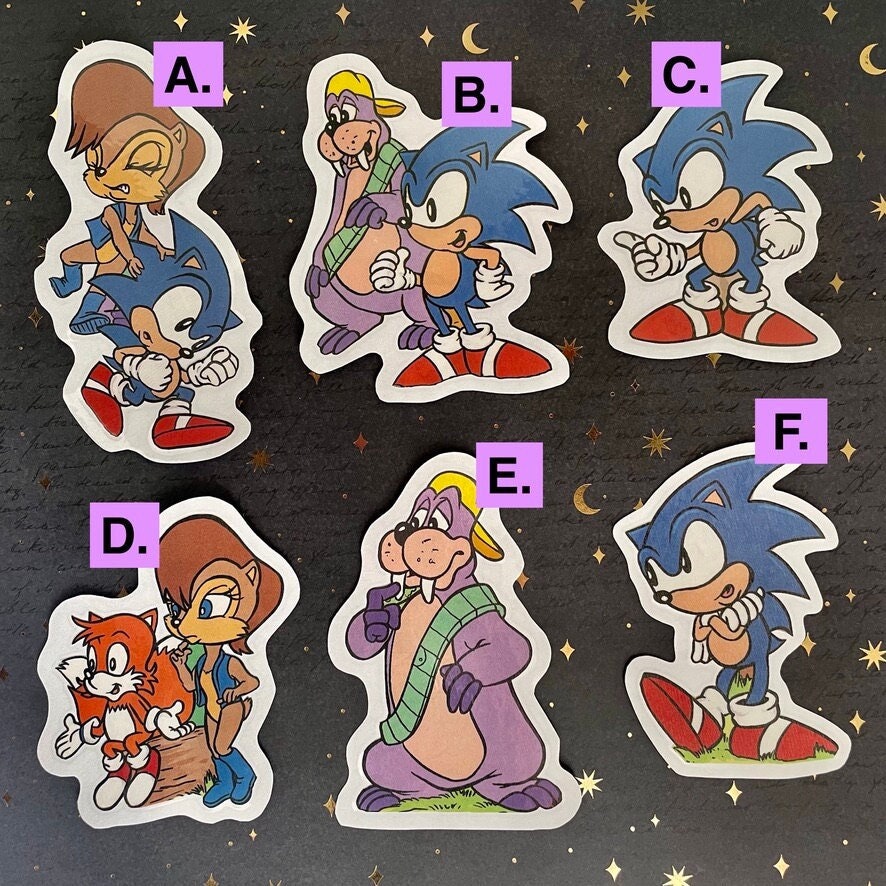 Clearance Sonic the Hedgehog & Sally Acorn archie Kiss -  Israel