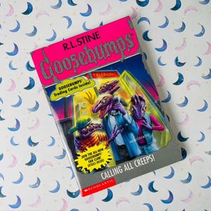 Marque-pages et cartes à collectionner à l'intérieur ! // Chair de poule #50 Appel à tous ! // R.L. Stine // chair de poule originale vintage des années 1990, première impression