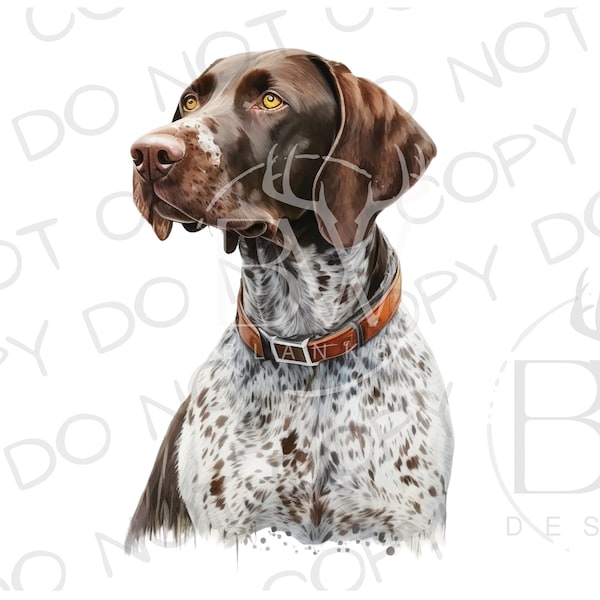 German Short-hair Pointer PNG | Digital Download | Duck Hunting Sublimation PNG | Hunting Dog Sublimation PNG | Duck Hunter Sublimation png
