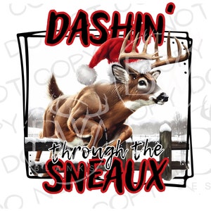 Weihnachten Reh PNG | Digitaler Download | Weihnachten Hirsch Jagd PNG | Hirsch Sublimation PNG | Weihnachten Sublimation | Hirsch Jagd png