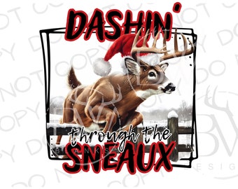 Christmas Deer PNG | Digital Download | Christmas Deer Hunting PNG | Deer Sublimation PNG | Christmas Sublimation | Deer Hunting png