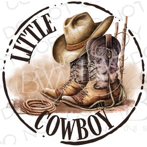 Kleine Cowboy PNG | Digitale download | Cowboy-sublimatie PNG | Boerderijsublimatie png | Rancher-sublimatie png | Westerse sublimatie