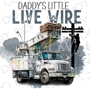 Papa's kleine live draad PNG | Lijnwachter sublimatie PNG | Sublimatie van emmerwagen png | Kid Lineman-sublimatie PNG | Lijnwachter png