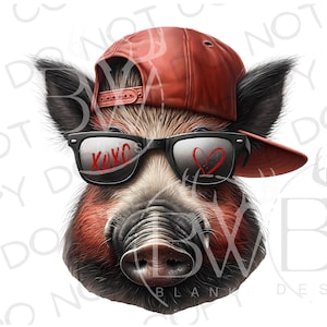 Valentine Hog PNG | Hunting Valentine&#39;s Day Sublimation PNG | Hog Hunting Sublimation png | Valentine&#39;s Day PNG | Hunting Valentine