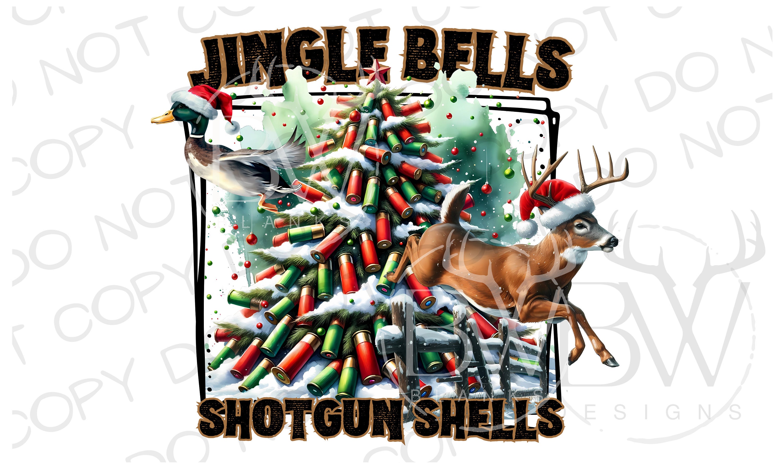 Jingle Bells Shotgun Shells PNG / Descarga digital / Caza de Etsy México