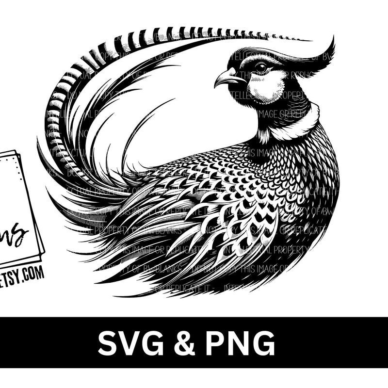 Ringneck Pheasant Svg Etsy