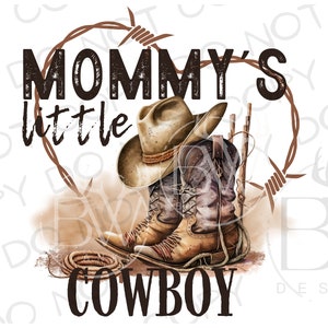 Mamas Kleiner Cowboy PNG | Digitaler Download | Cowboy Sublimation PNG | Bauernhof Sublimation png | Rancher Sublimation png | Western Sublimation