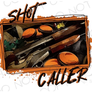 Schuss Caller Jagd PNG | Digitaler Download | Tontauben Sublimation PNG | Jagd Sublimation PNG | Ziel schießen Sublimation png