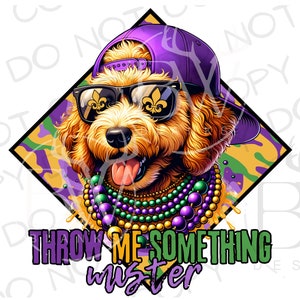 Karneval Goldendoodle PNG | Karneval Sublimation PNG | Goldendoodle Sublimation | Karneval-Jagdhund Sublimation | Karneval Ente