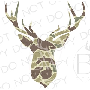 Old School Camo Herten PNG | Digitale download | Herten jagen sublimatie PNG | Sublimatie van de jacht | Camo-sublimatie PNG | Camo Buck png