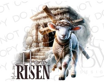 Easter Lamb PNG | Digital Download | Bible Sublimation PNG | Bible Verse Sublimation png | Easter Sublimation PNG | Lamb Sublimation png
