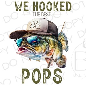 Enganchamos los mejores Pops PNG / Descarga digital / Sublimación de lubina de boca grande / Sublimación de pesca PNG / Pesca de lubina png / Pescador png