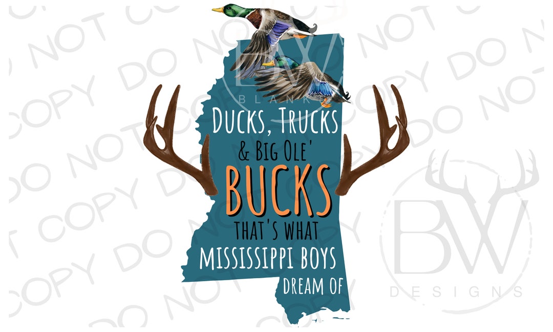Mississippi Duck Hunting PNG Digital Download Duck Hunting Sublimation