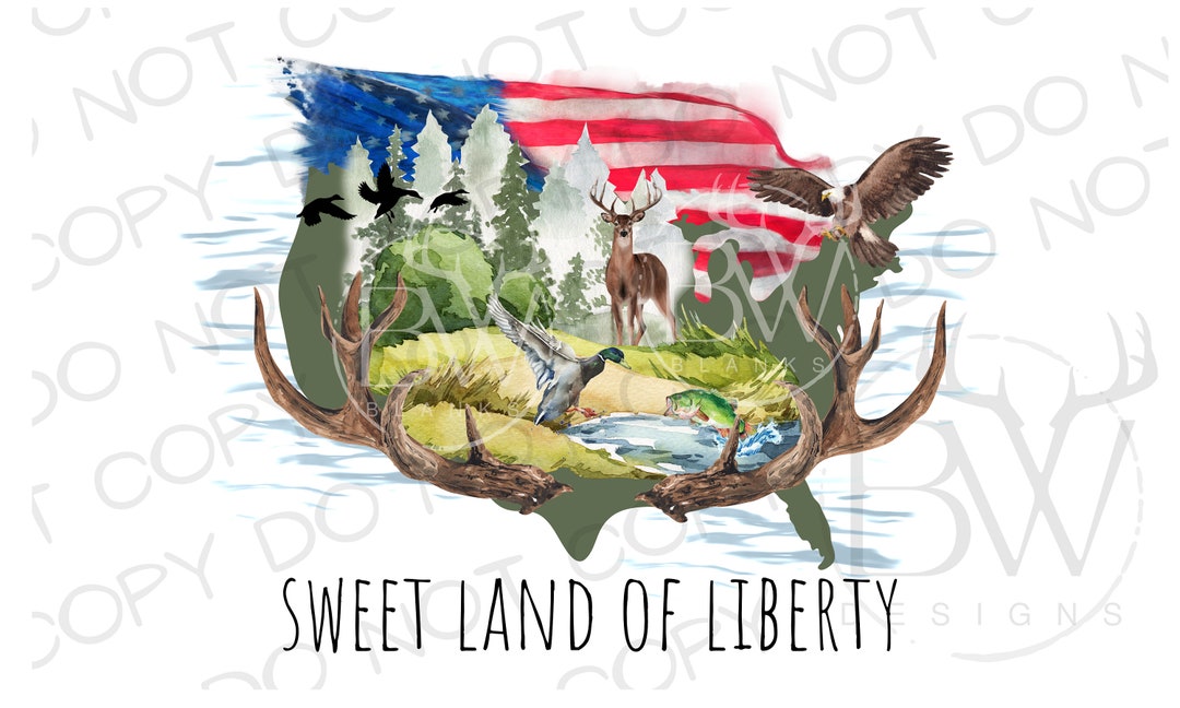 Hunting Fourth of July PNG | Digital Download | Deer Hunting ...