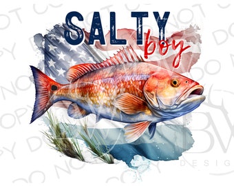 Redfish Sublimation PNG | Digital Download | Fishing Sublimation PNG | Saltwater Fishing PNG | Saltwater Sublimation png | Redfish png