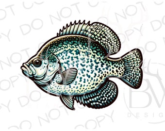 Crappie Fishing PNG | Digital Download | Crappie Fishing Sublimation PNG | Fishing Sublimation PNG | Crappie Sublimation | Pan Fish png