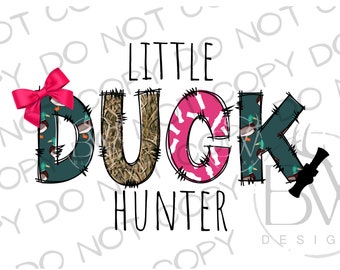 Little Duck Hunter PNG | Digital Download | Duck Hunting Sublimation PNG | Hunting Sublimation PNG | Duck Hunter Sublimation png