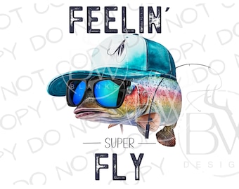 Rainbow Trout Fish PNG | Digital Download | Trout Fishing Sublimation PNG | Fishing Sublimation PNG | Rainbow Trout Sublimation png