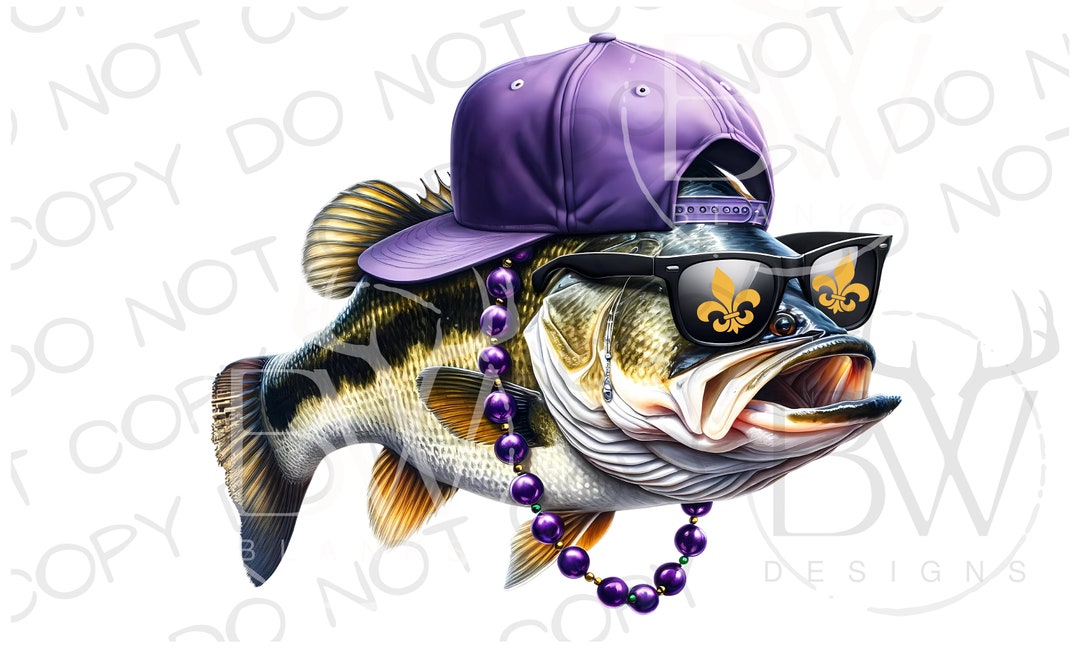 mardi gras fishing shirt