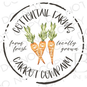 Cottontail Farms Sublimation PNG | Digital Download | Easter Bunny Sublimation PNG | Easter Sublimation PNG | Easter Carrot png | Bunny png