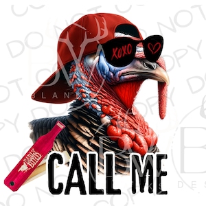 San Valentín Pavo Salvaje PNG / Caza Sublimación del Día de San Valentín PNG / Sublimación de Caza de Pavo / Día de San Valentín PNG / Caza de San Valentín