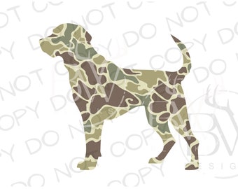 Old School Camo Hunting Dog PNG | Digital Download | Duck Hunting Sublimation PNG | Hunting Dog Sublimation | Camo Sublimation PNG