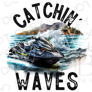 Watercolor Jet Ski PNG | Digital Download | Jet Ski Sublimation PNG | Watersports Sublimation PNG | Summer Sublimation png | Jet Ski png