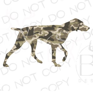 Duck Camo Pointer PNG | Digital Download | Duck Hunting Sublimation PNG | Hunting Dog Sublimation | Camo Sublimation PNG