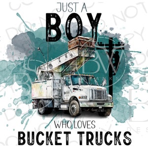 Gewoon een jongen die van bakwagens houdt PNG | Lijnwachter sublimatie PNG | Sublimatie van emmerwagen png | Kid Lineman-sublimatie PNG | Lijnwachter png