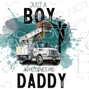Solo un ragazzo che ama suo padre PNG / Lineman Sublimation PNG / Bucket Truck Sublimation png / Kid Lineman Sublimation PNG / Lineman png
