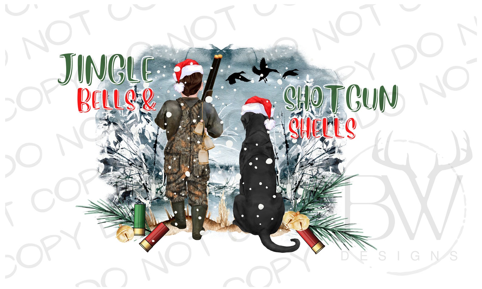 Jingle Bells Shotgun Shells PNG Digital Download Etsy