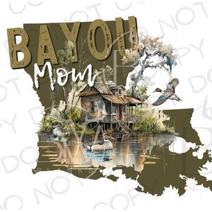 Louisiana Bayou PNG | Digital Download | Gator Hunting Sublimation PNG | Alligator PNG | Gator Sublimation | Bayou png | Bayou Sublimation