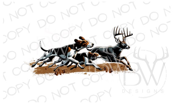 Walker Hunting Dog PNG Digital Download Deer Hunting Sublimation  Walker Dog Sublimation PNG Treeing Walker PNG Hunting Dog png