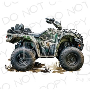 Camo Four Wheeler PNG | Four Wheeler Sublimation png | ATV Sublimation png | Offroad Sublimation png | 4-Wheeler png | ATV png