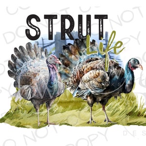 Turkey Hunting Sublimation PNG | Digital Download | Turkey Hunting Sublimation PNG | Hunting Blind PNG | Turkey Hunter Sublimation
